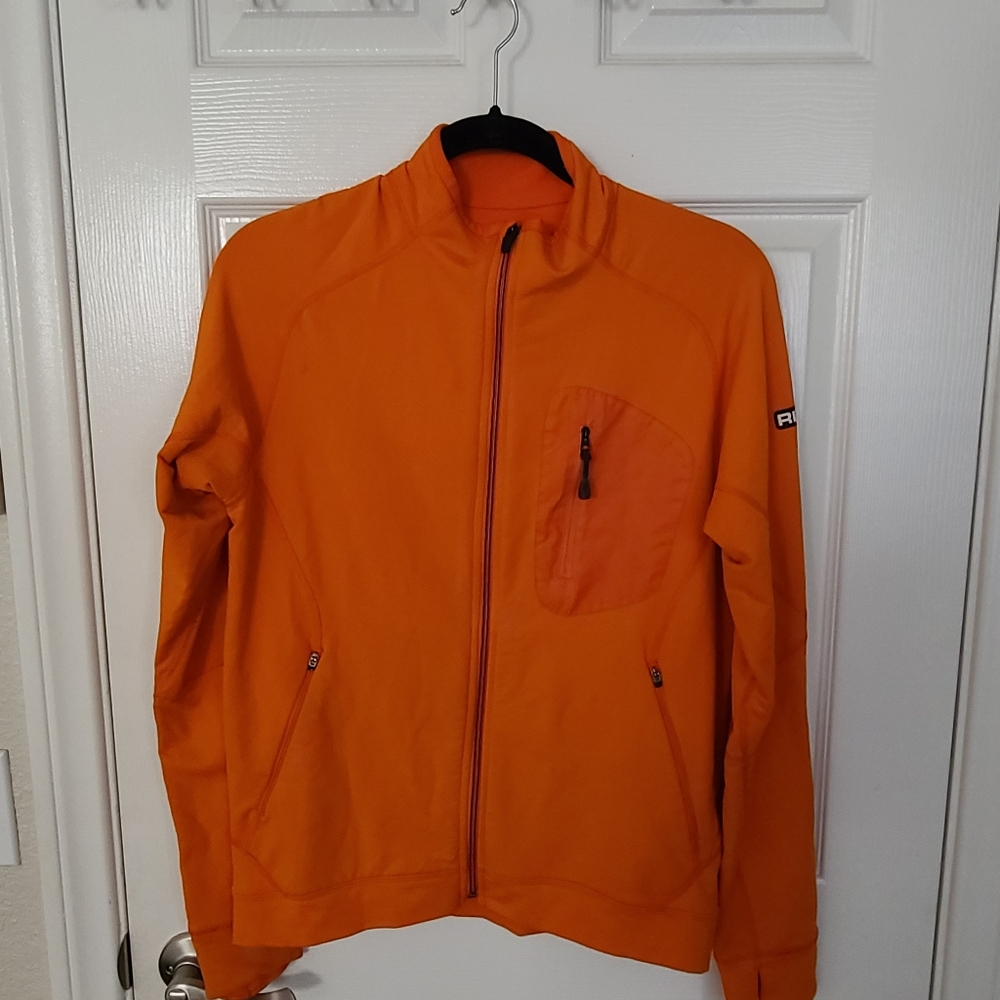 RLX Ralph Lauren Orange zip up jacket size Medium